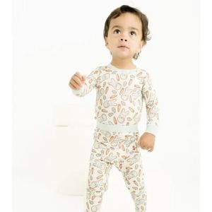 Little One Shop Blue Easter Bamboo Set